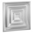 High Volume Supply Ceiling Diffuser w/ 6" Collar (HVS Series)