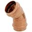 1-1/4" Press Copper 45° Elbow