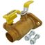 1-1/4" Sweat Isolator Flange with Drain