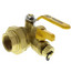 1-1/4" Threaded x 1-1/4" Sweat Pro-Pal Union Full Port Ball Valve w/ Hose Drain (Lead Free)
