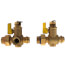 3/4" Sweat Tankless Heater Iso Valves w/ Relief Valve (Lead Free)