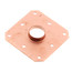 1/2" Copper CTS Tube Square O Strap