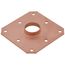 1/2" Copper CTS Tube Square O Strap