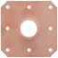 1/2" Copper CTS Tube Square O Strap