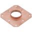 3/4" Copper CTS Tube Square O Strap
