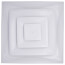 Steel Fixed Pattern Diffuser w/ 12" Collar (FPD3 Series)