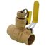 1-1/4" Sweat PRO-PAL Full Port Ball Valve w/ Drain