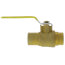 1" Sweat Full Port Forged Brass Ball Valve w/ Bleeder (Lead Free)