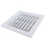 8" x 8" (Wall Opening Size) White Ceiling Diffuser (A501MS Series)