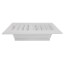 6" x 6" (Wall Opening Size) White Ceiling Diffuser (A502MS Series)