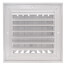 8" x 8" (Wall Opening Size) White Ceiling Diffuser (A502MS Series)