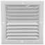 10" x 10" (Wall Opening Size) White Ceiling Diffuser (A502MS Series)