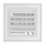 6" x 6" (Wall Opening Size) White Ceiling Diffuser (A503MS Series)