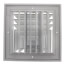 8" x 8" (Wall Opening Size) White Ceiling Diffuser (A503MS Series)