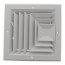 8" x 8" (Wall Opening Size) White Ceiling Diffuser (A503MS Series)