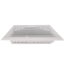 12" x 12" (Wall Opening Size) White Ceiling Diffuser (A503MS Series)