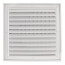 12" x 12" (Wall Opening Size) White Ceiling Diffuser (A503MS Series)