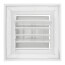 6" x 6" (Wall Opening Size) White Ceiling Diffuser (A504MS Series)