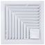 12" x 12" (Wall Opening Size)  White Ceiling Diffuser (A505MS Series)