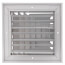8" x 8" (Wall Opening Size) White Ceiling Diffuser (A503OB Series)