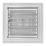  8" x 8" (Wall Opening Size) White Ceiling Diffuser (A504OB Series)
