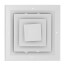  8" x 8" (Wall Opening Size) White Ceiling Diffuser (A504OB Series)