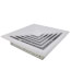 12" x 12" (Wall Opening Size) White Ceiling Diffuser (A504OB Series)