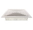 14" x 14" (Wall Opening Size) White Ceiling Diffuser (A504OB Series)
