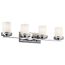 Hendrik 33.75" 4 Light Vanity Light w/ Satin Etched Cased Opal (Chrome)