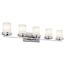 Hendrik 43" 5 Light Vanity Light w/ Satin Etched Cased Opal (Chrome)