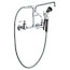 12" Wall-Mounted Pre-Rinse Faucet w/ Adjustable Centers, 509-GVBL12XKCAB