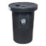Simplex Package w/ Roll Top Polyethylene Basin, Snap-In Vinyl Hub/1-piece Structural Foam Cover w/ Slip-Fit Flanges (Unassembled)