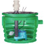9S-SMPX-LG Pit Plus Sewage Basin/Unassembled 9S 4/10 HP Sewage pump