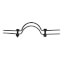 4" Black Riser Clamp