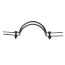 6" Black Riser Clamp