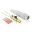 18 Series Cam-Type Male Detachable Plug, Ball Nose, #2 2/0 AWG, 300A Max (White)