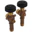 Water Gauge Glass Cocks - Set (All Boiler Sizes), 510-218-145