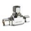3/8" OD Female Comp x 3/8" OD Comp x 3/8" OD Comp Retrofit Tee, Lead Free (Chrome Plated)