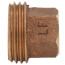 1/2" x 3/4" Cast Brass Sweat x Hose Thread Adapter