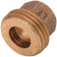1/2" x 3/4" Cast Brass Sweat x Hose Thread Adapter