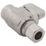 1/2" Female Solder x 3/8" OD Compression Straight Stop Valve, Lead Free (Chrome Plated Brass)