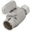 1/2" Female Solder x 3/8" OD Compression Straight Stop Valve, Lead Free (Chrome Plated Brass)