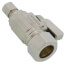 1/2" Nom Comp (5/8" OD) x 1/4" OD Comp Straight Supply Stop, Lead Free (Chrome Plated)