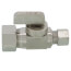 1/2" Nom Comp (5/8" OD) x 3/8" OD Comp Straight Supply Stop, Lead Free (Chrome Plated)