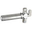 Water Hammer Arrester w/ 3/8" OD Comp x 3/8" OD Comp Straight Valve, Lead Free (Chrome Plated)