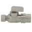 1/2" Female CPVC x 3/8" OD Comp Straight Supply Stop, Lead Free (Chrome Plated)