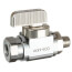 1/8" FIP x 1/8" MIP Straight Mini Ball Valve, Chrome Plated (Lead Free)