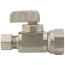 3/8" FIP x 3/8" OD Compression Straight Stop Valve, Lead Free (Chrome Plated Brass)