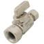 3/8" FIP x 3/8" OD Compression Straight Stop Valve, Lead Free (Chrome Plated Brass)