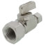 1/2" FIP x 3/8" OD Compression Straight Stop Valve, Lead Free (Chrome Plated)